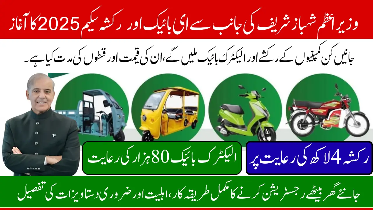How To Apply For PM E-Bike And E-Rikshaw Scheme 2025 Via Online Know Available Models And Installment Details